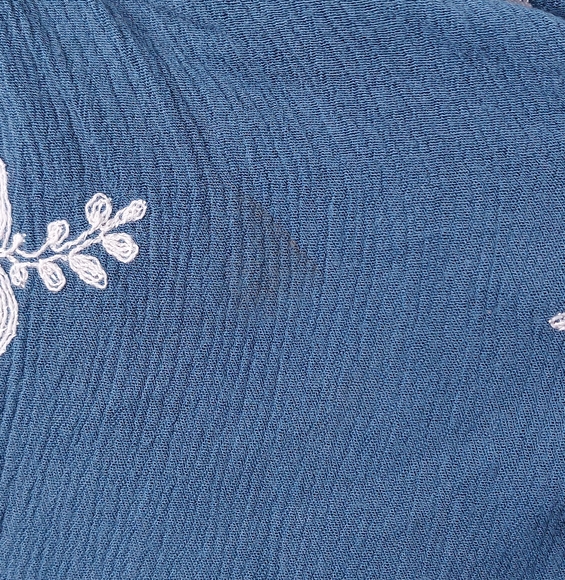 Altar'd State - Blue & White Floral Mini Dress Flowy - Picture 7 of 9